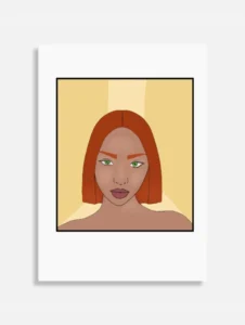 Becky R Arts - Artiste Peintre & Illustratrice numérique - Illustration - La Rousse II