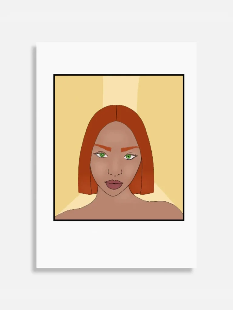 Becky R Arts - Artiste Peintre & Illustratrice numérique - Illustration - La Rousse II