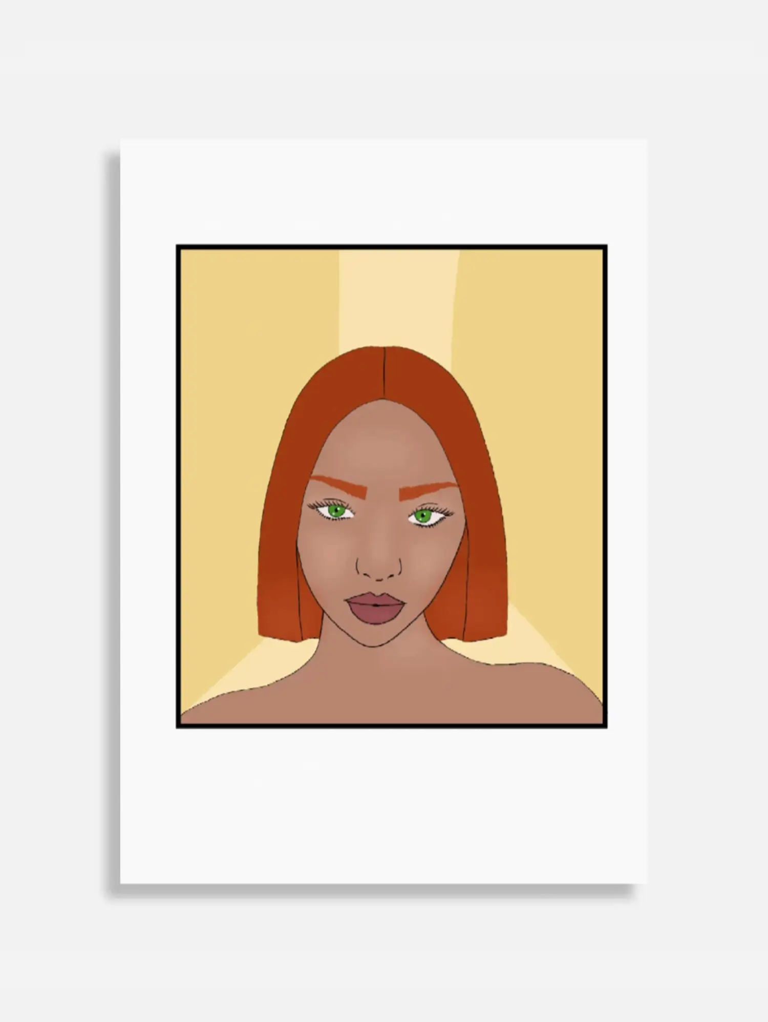 Becky R Arts - Artiste Peintre & Illustratrice numérique - Illustration - La Rousse II