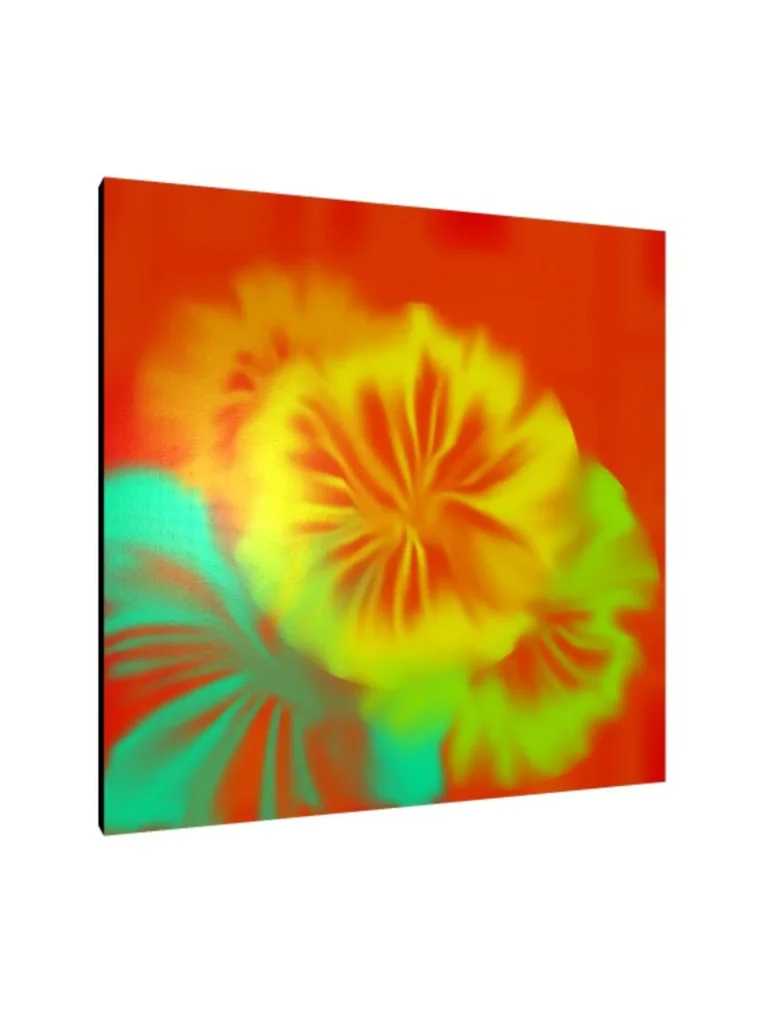 Becky R Arts - Artiste Peintre & Illustratrice numérique - Toile 30x30cm - Feu d'artifice