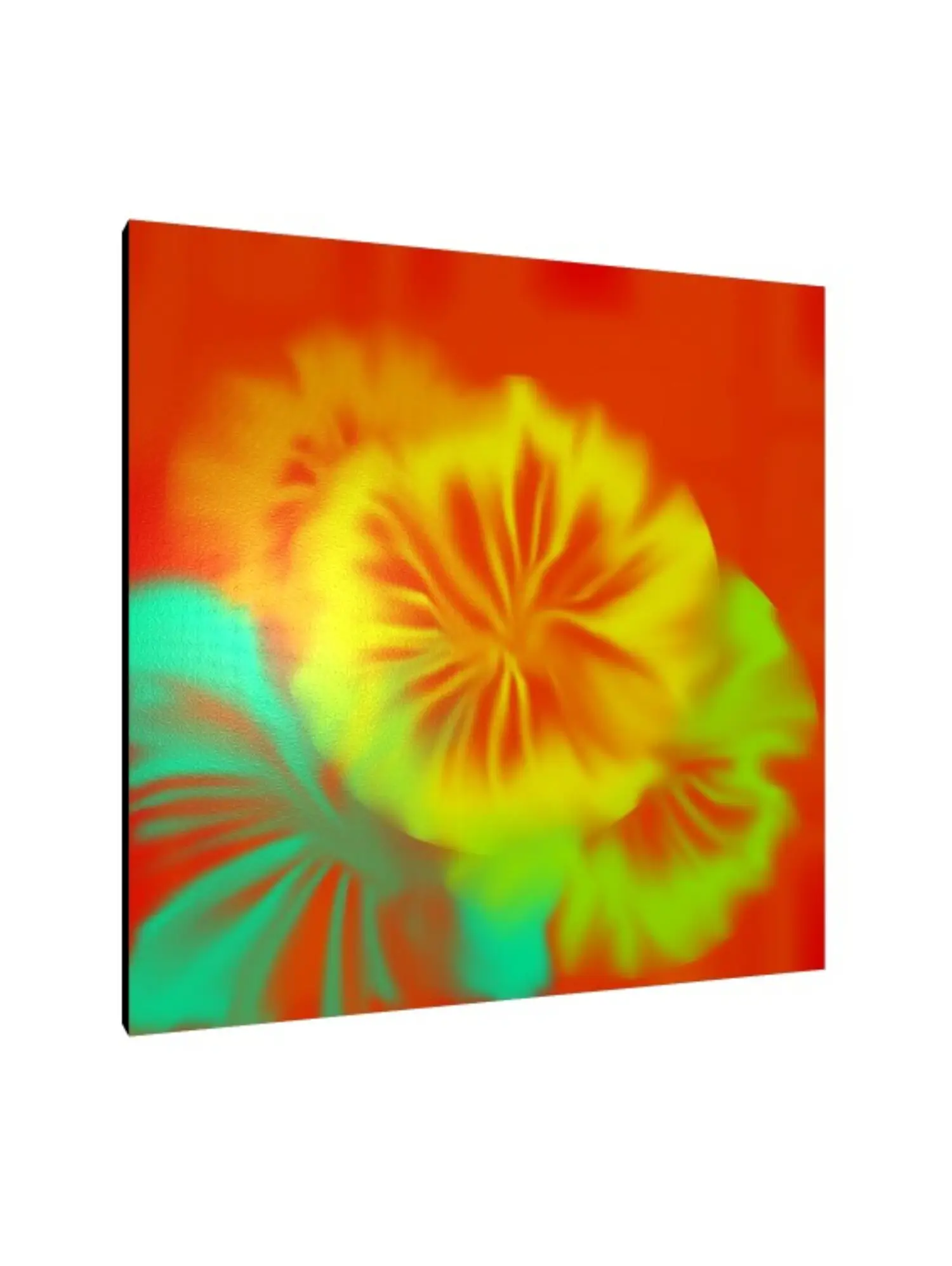 Becky R Arts - Artiste Peintre & Illustratrice numérique - Toile 30x30cm - Feu d'artifice