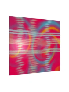 Becky R Arts - Artiste Peintre & Illustratrice numérique - Toile 30x30cm - Psychédélique